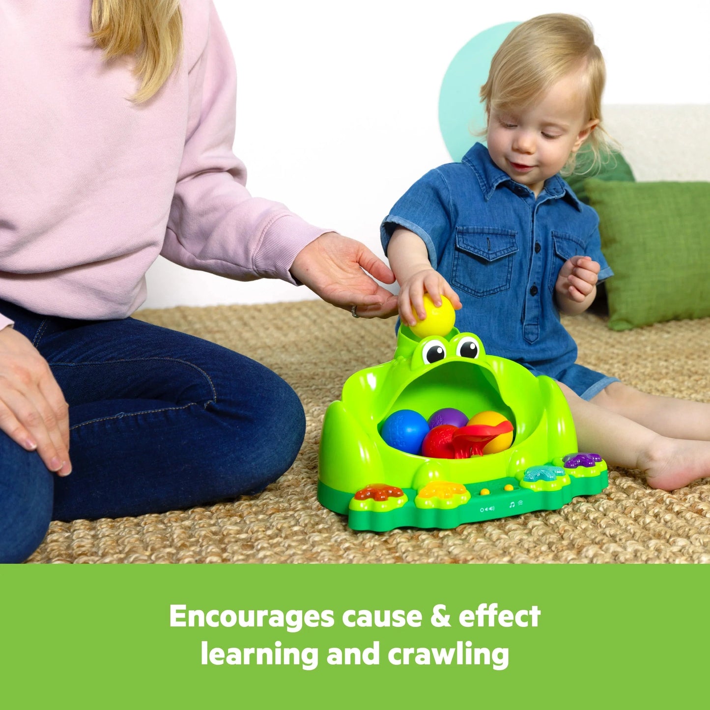 Kids2 - Bs Hab Poppin Frog Ball - Play