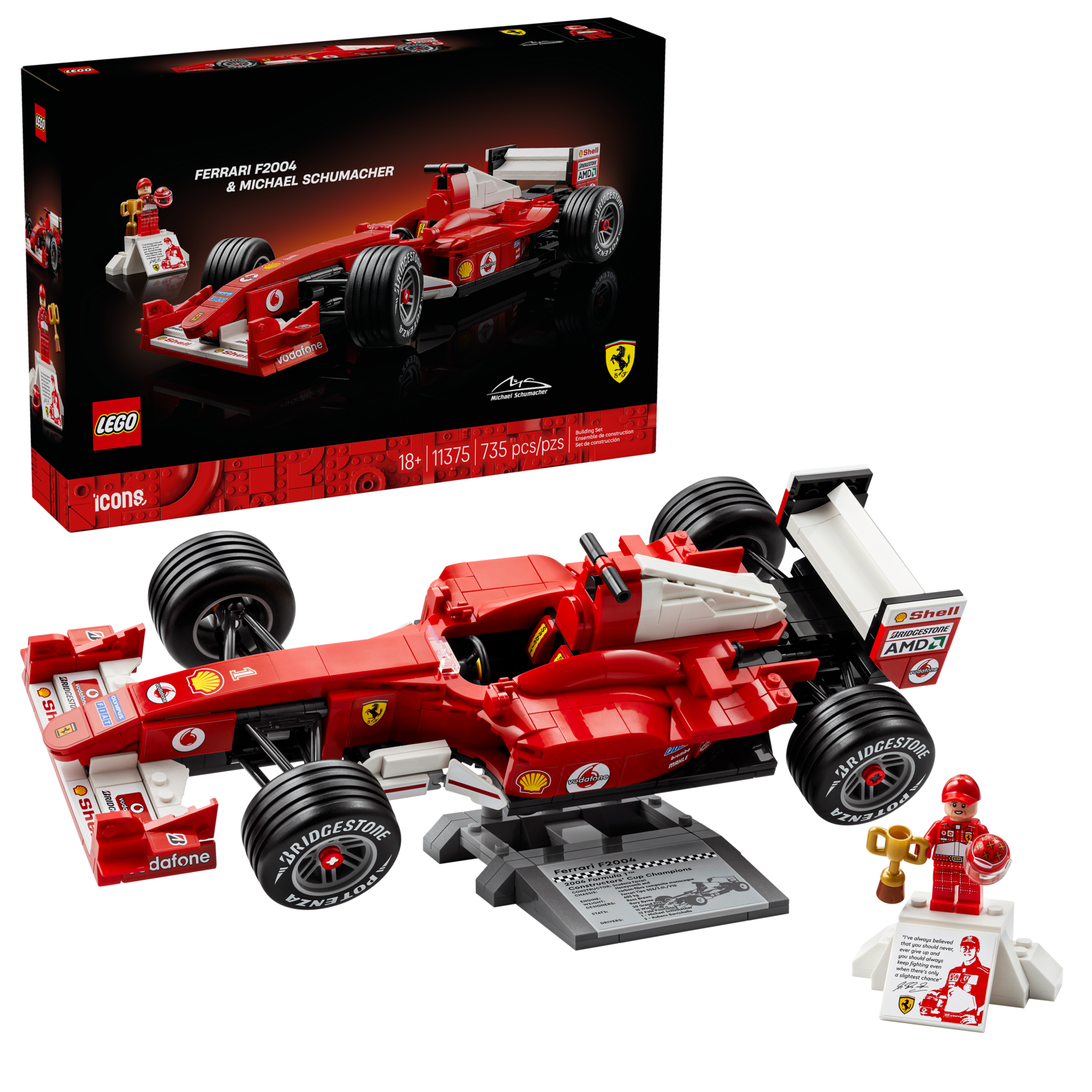 Lego Ferrari F2004 & Michael Schumacher (11375)