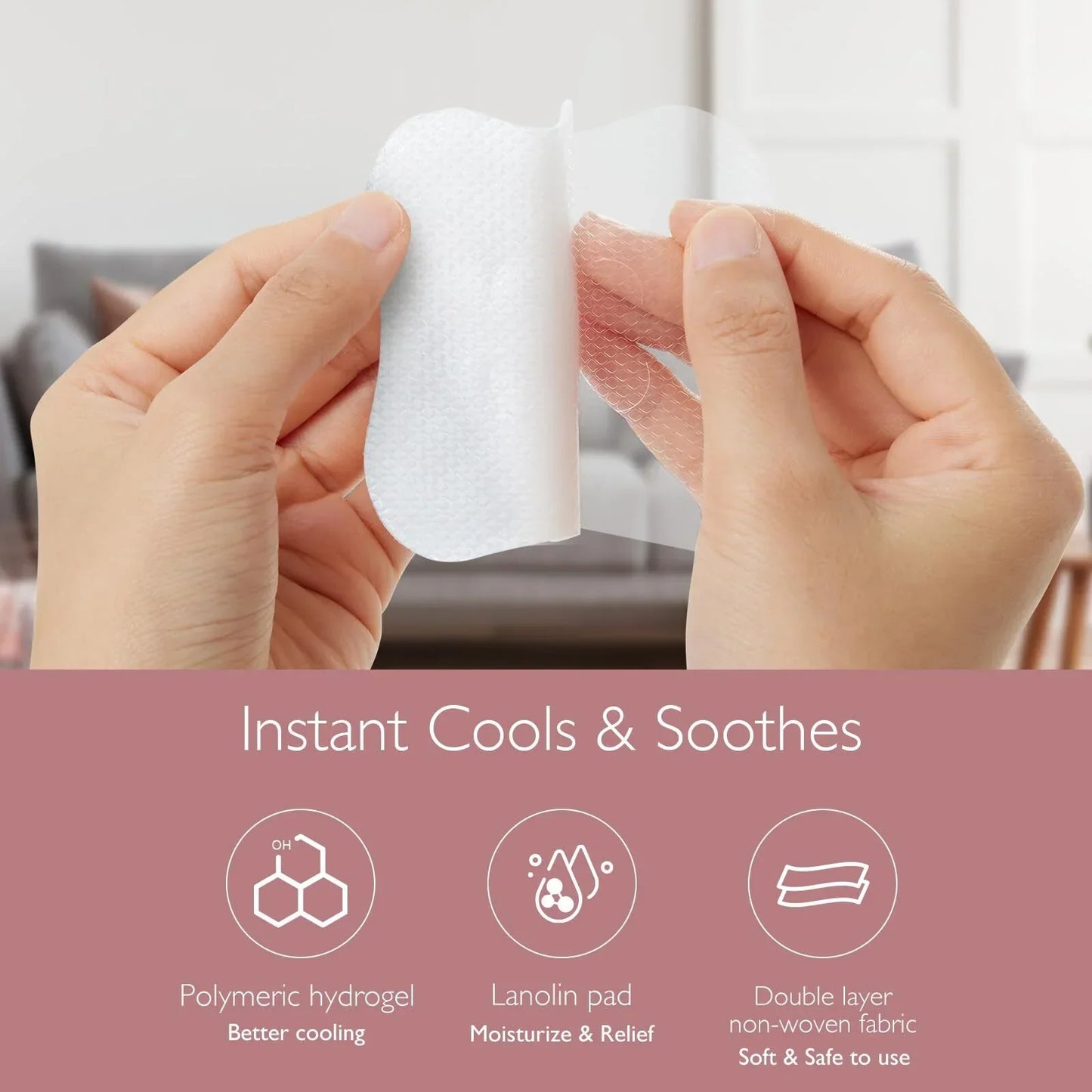 Momcozy Soothing Gel Pads Bf009 6Pcs