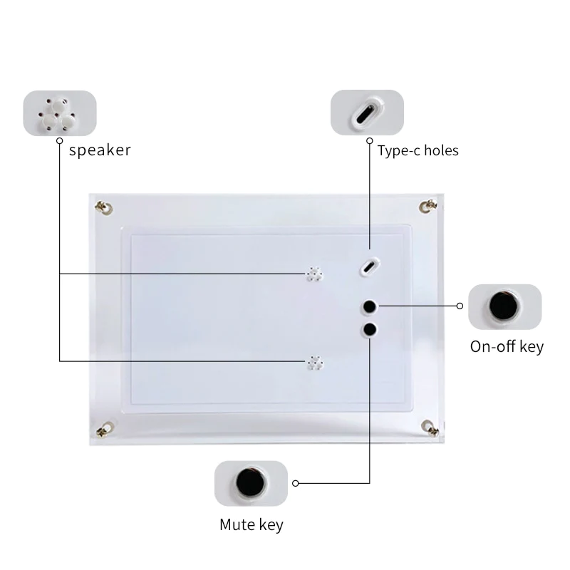 Luxury digital Photo video Frame display - Medaid International