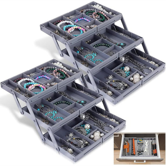 Multi-Level Smart Drawer Organizer منظم أدراج ذكي متعدد الطوابق