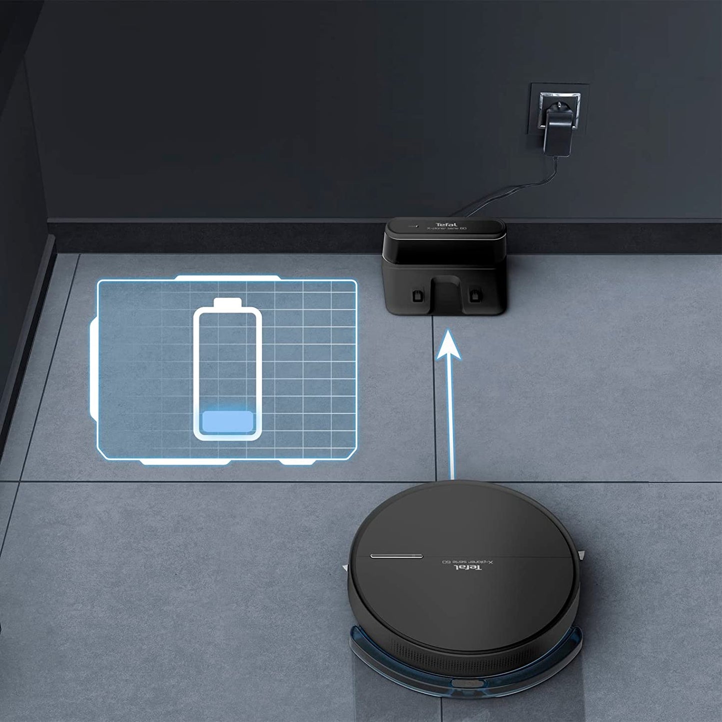 Tefal X PLORER Serie 60 Robot Vacuum Cleaner, RG7445HO