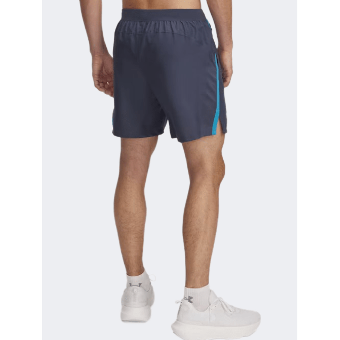 Under Armour Launch 7 Inch Men Running Short Grey/Blue/Reflective - Medaid International