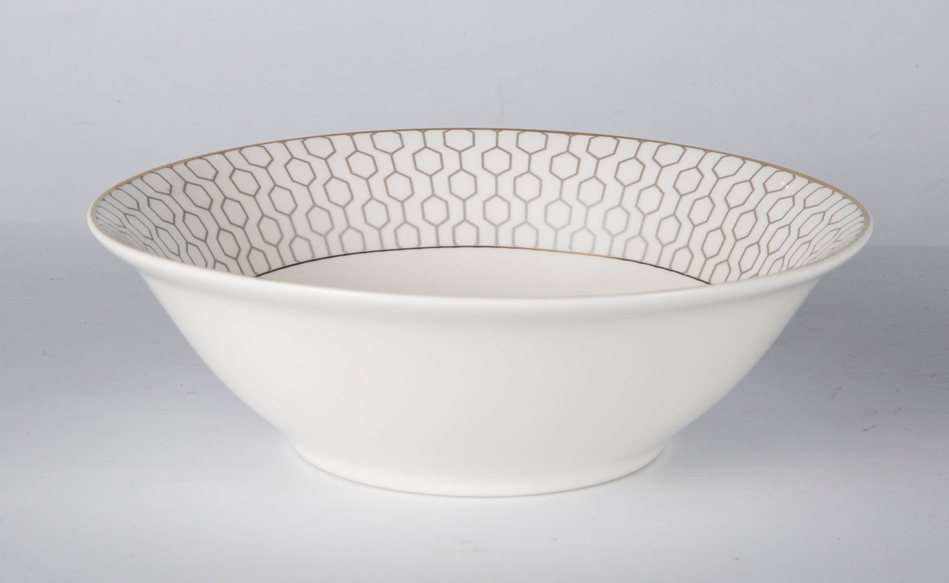 Symphony arris silver salad bowl Ø:27cm
