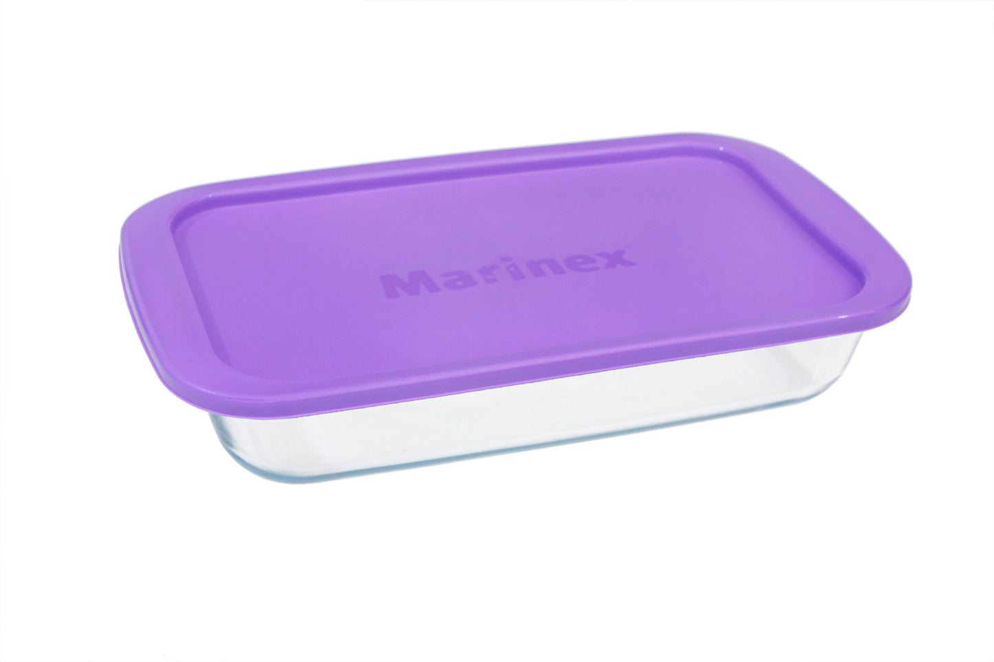 Marinex rectangular baking dish with plastic lid - 1.6L(assorted colors)