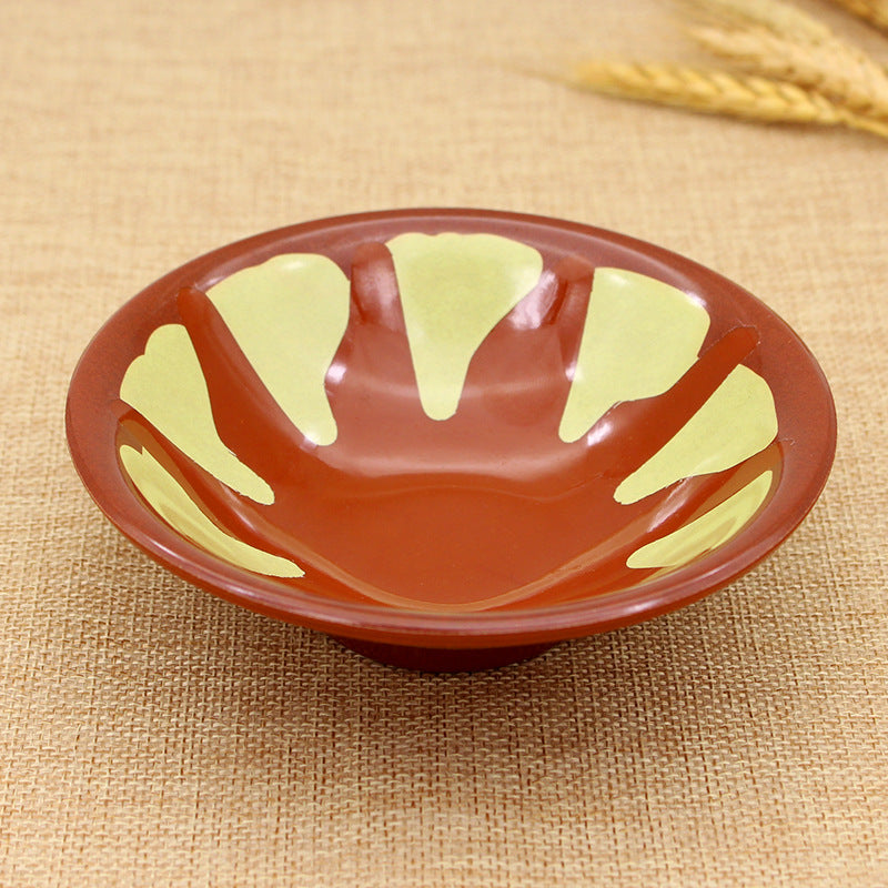 Phoenix 6-Pcs Melamine Traditional Bowl for Serving foul 17cm