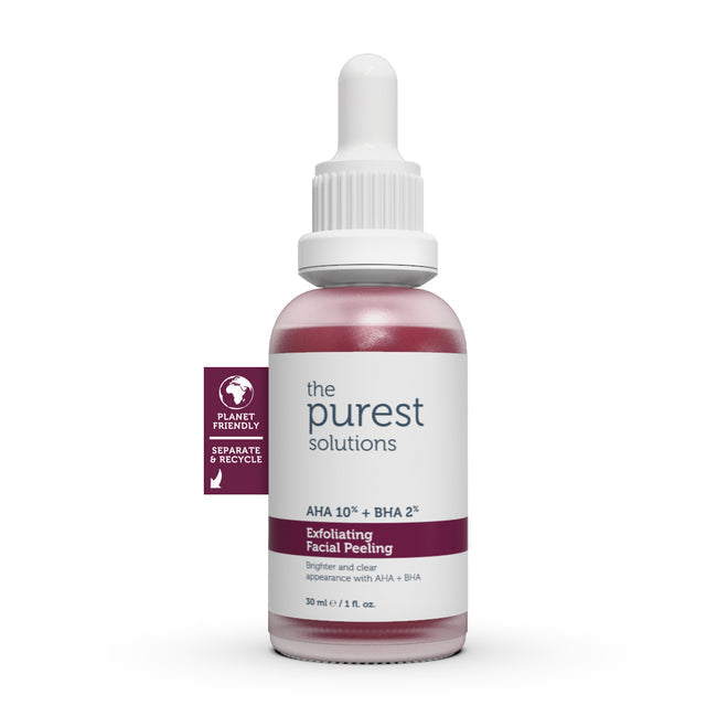The Purest Solution Exfoliating Facial Peeling AHA 10% + BHA 2% Peeling