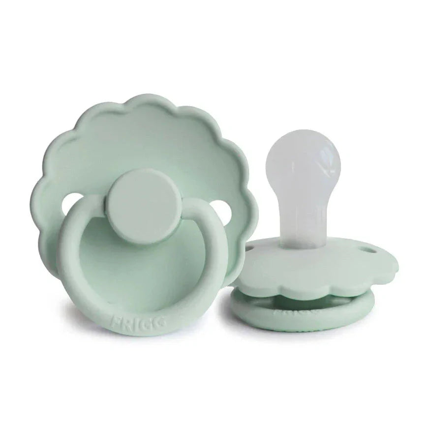 FRIGG Daisy Silicone  Pacifier 1-Pack Seafoam