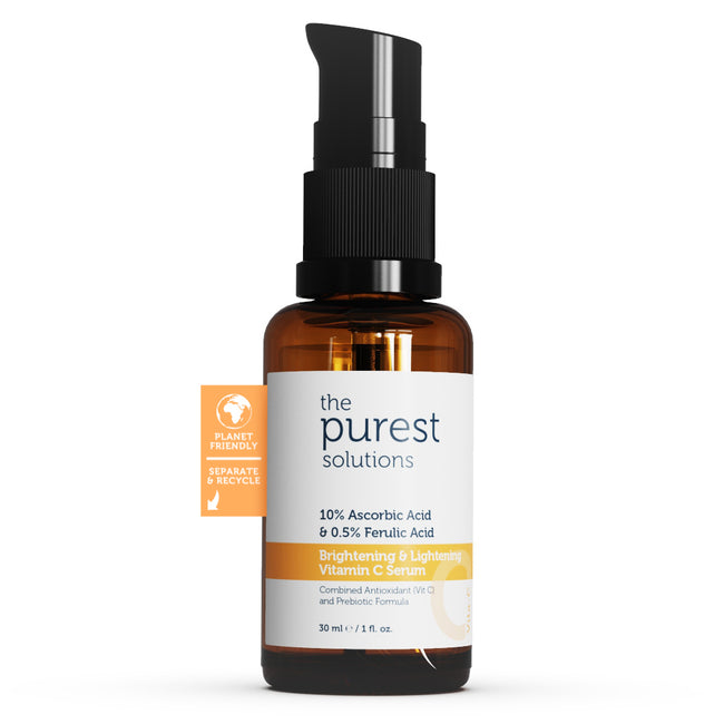 The Purest Solution Brightening & Lightening Vitamin C Serum 10% Ascorbic acid & Ferulic Acid 0,5%