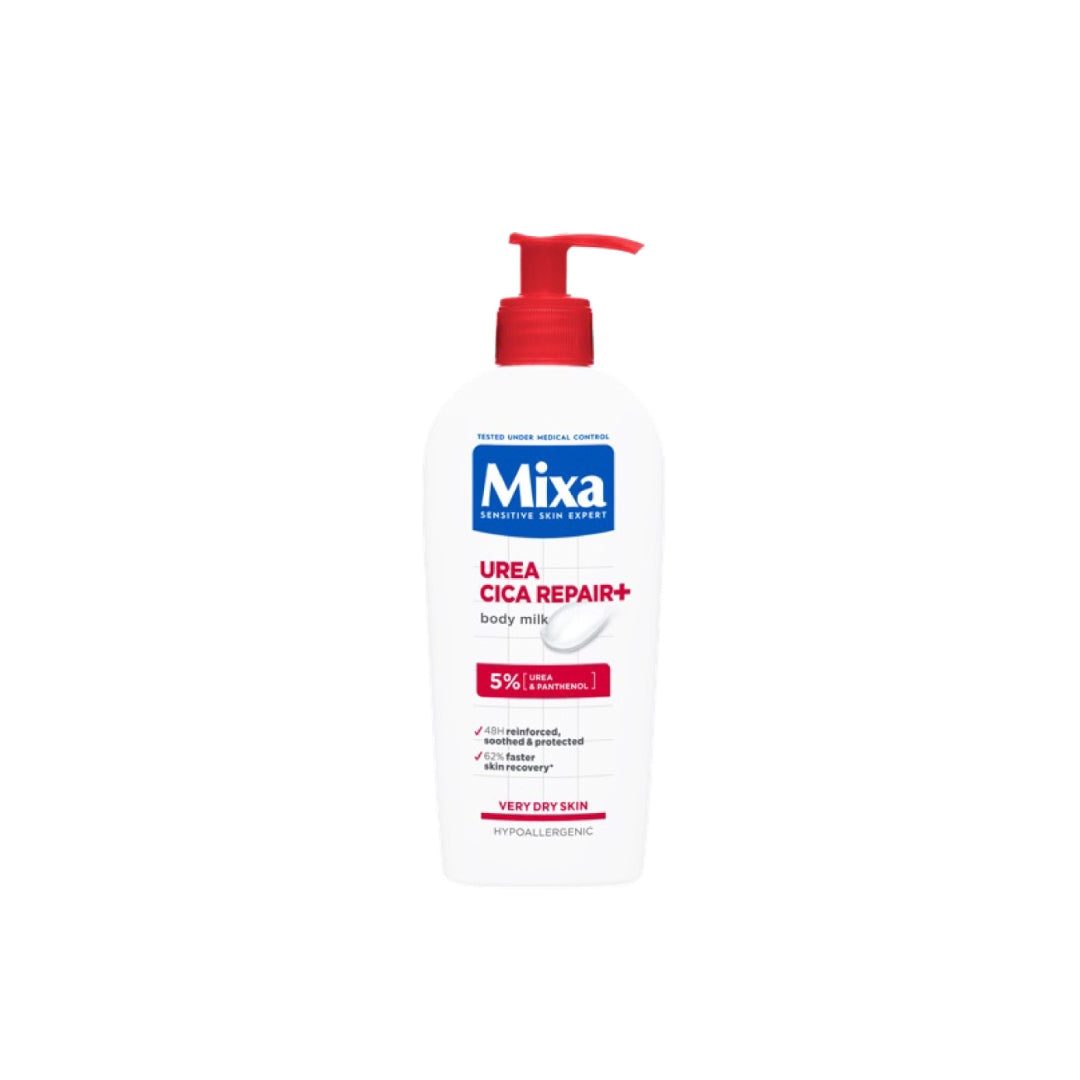 Mixa Urea Cica Repair Body Lotion - For Keratosis Pilaris, Dry Rough Fragile Skin & Tiny Reddish Bumps - 250 ml