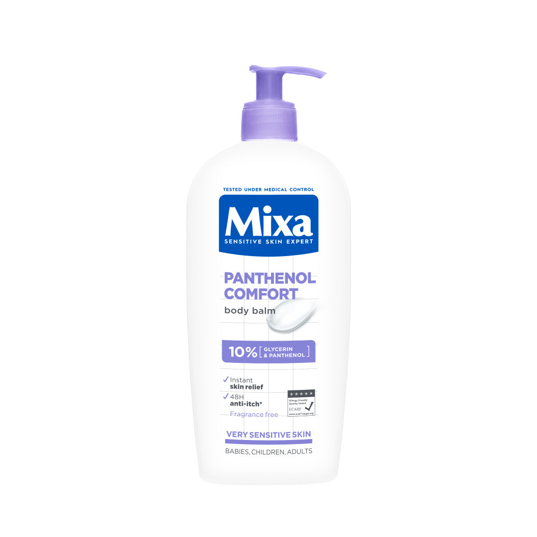 Mixa Panthenol Comfort Body Lotion - For Dry Skin, Atopy Prone Skin and Eczema - 400 ml