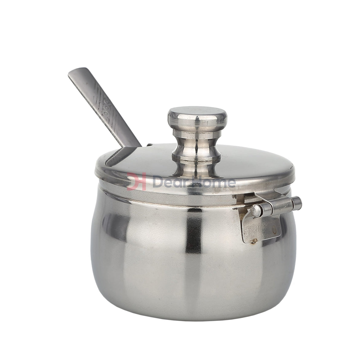 Stainless Small Sugar Pot With Spoon