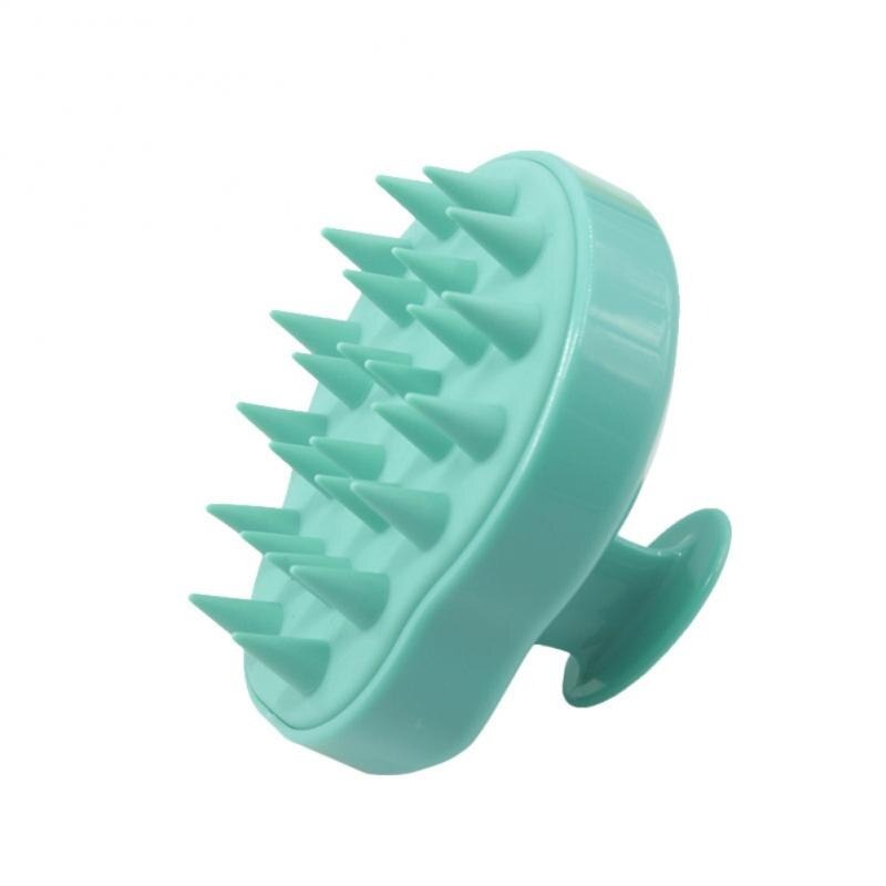 Silicone Massage Comb Scalp Shampoo Massage Brush Comb Mini Handheld Head Meridian Massager
