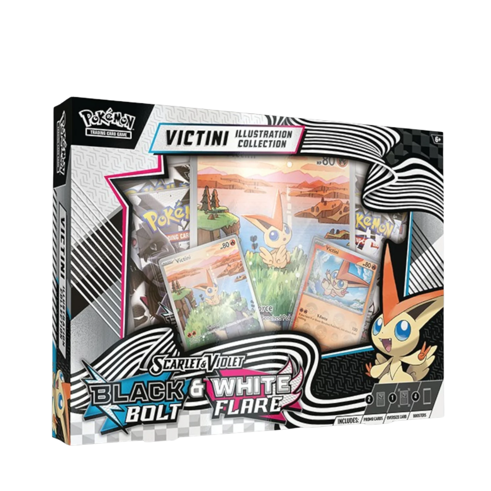 Pokemon TCG : Scarlet & Violet 10.5 Black Bolt & White Flare Unova Victini Illustration Collection - Medaid International