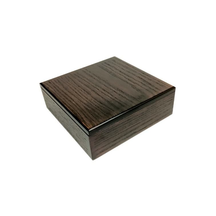 Wooden Tea Box – Wenge – 23x23x8cm – Flow Collection