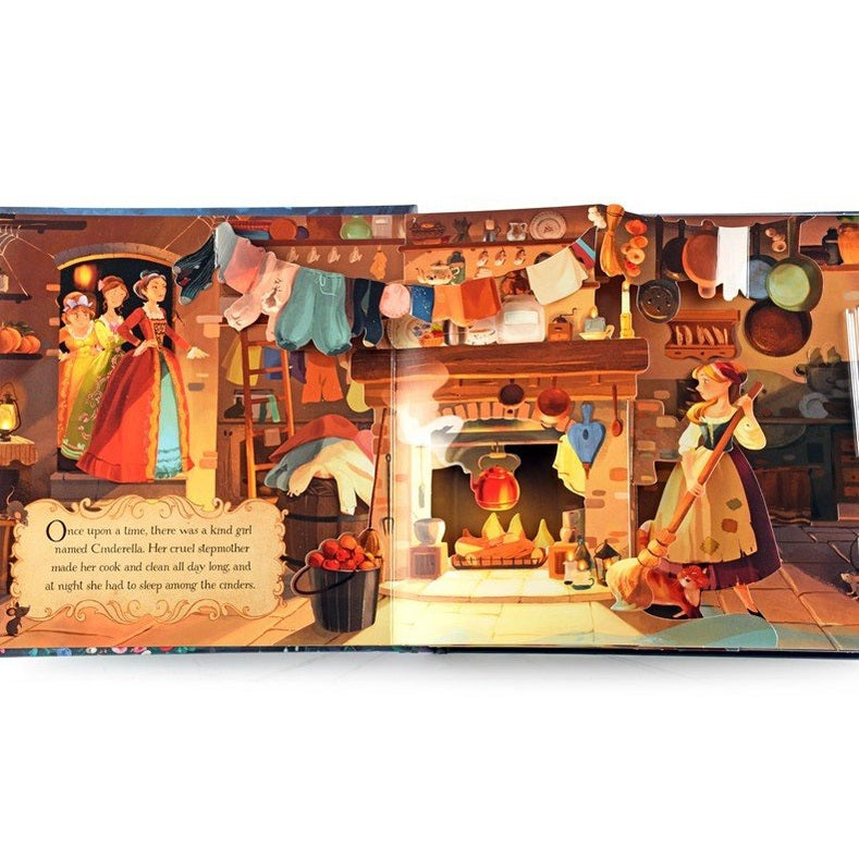 Tumama Kids - Pop-Up Fairy Tales Cindrella - 3D Book