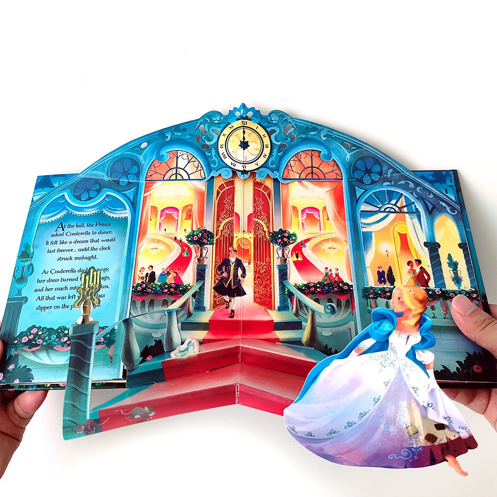 Tumama Kids - Pop-Up Fairy Tales Cindrella - 3D Book