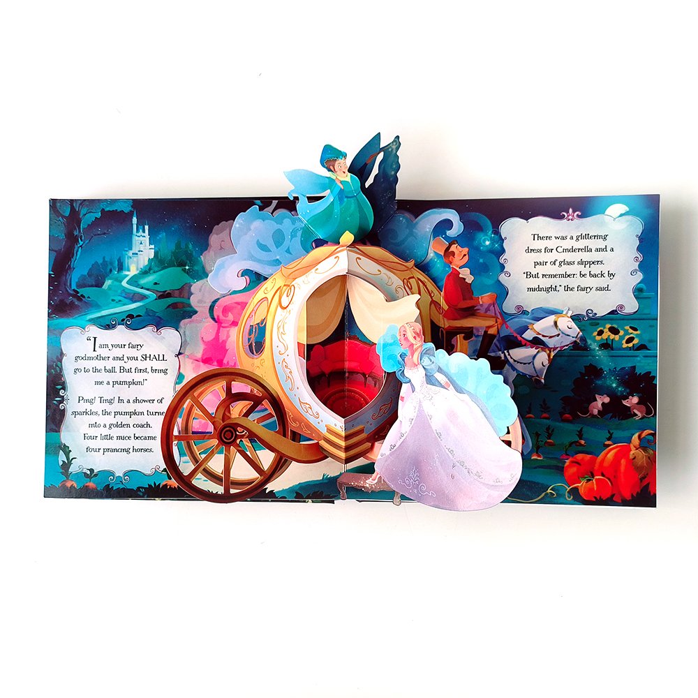 Tumama Kids - Pop-Up Fairy Tales Cindrella - 3D Book