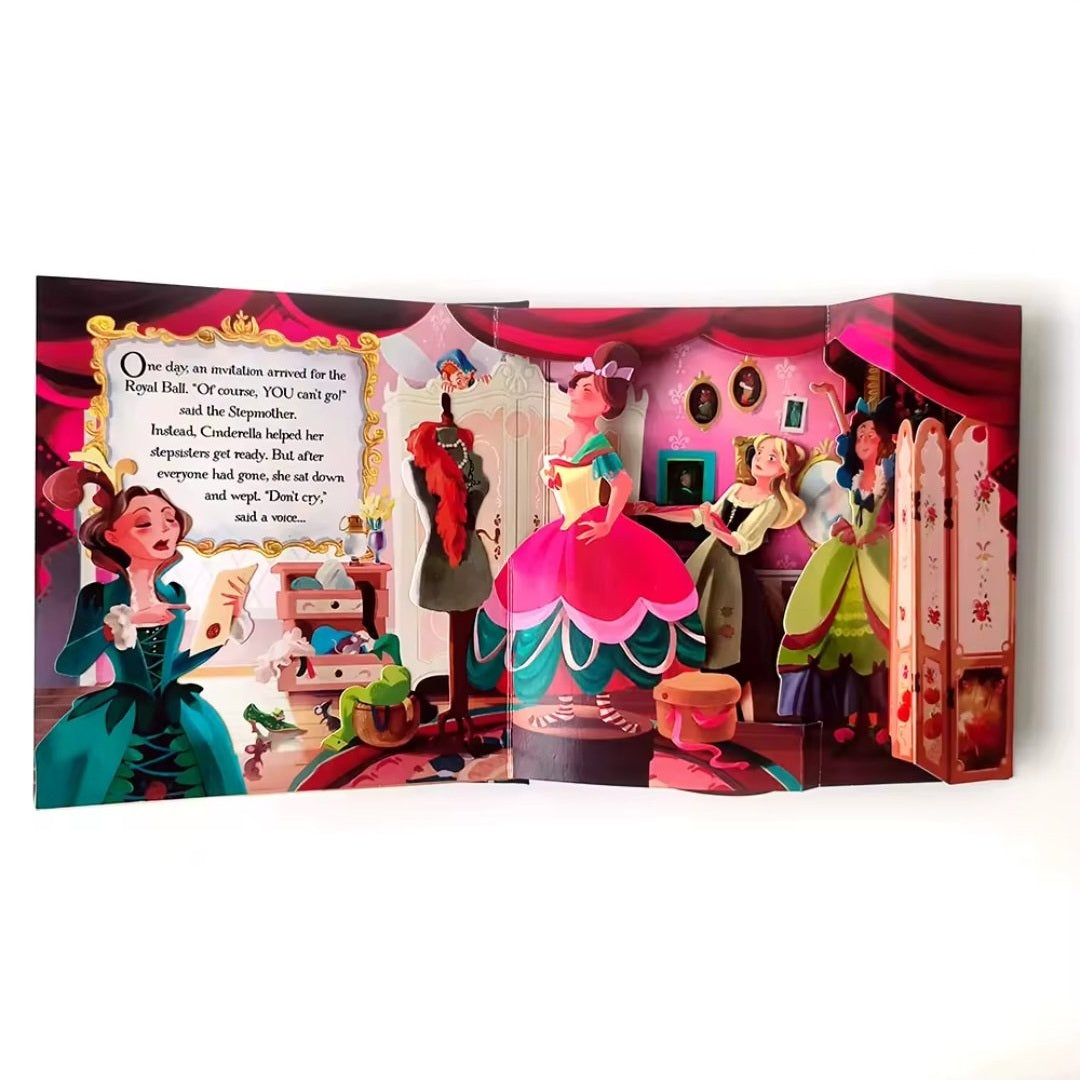 Tumama Kids - Pop-Up Fairy Tales Cindrella - 3D Book
