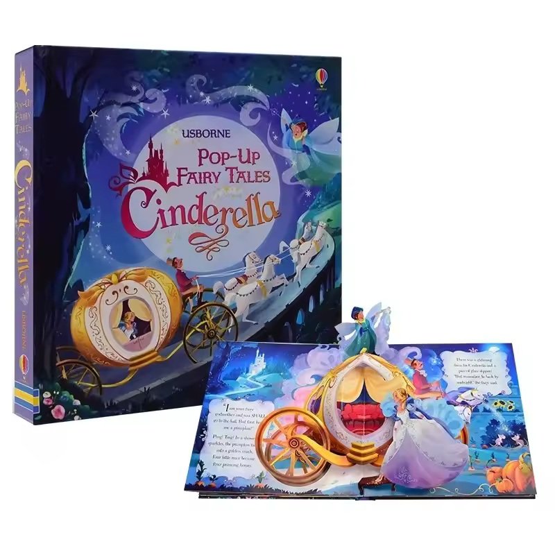 Tumama Kids - Pop-Up Fairy Tales Cindrella - 3D Book