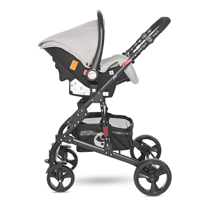 Lorelli - Baby Stroller - Alba Classic Set - Light Grey - Travel System