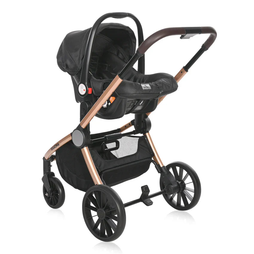 Lorelli - Combi Ramona Stroller Travel System 3in1 - Black