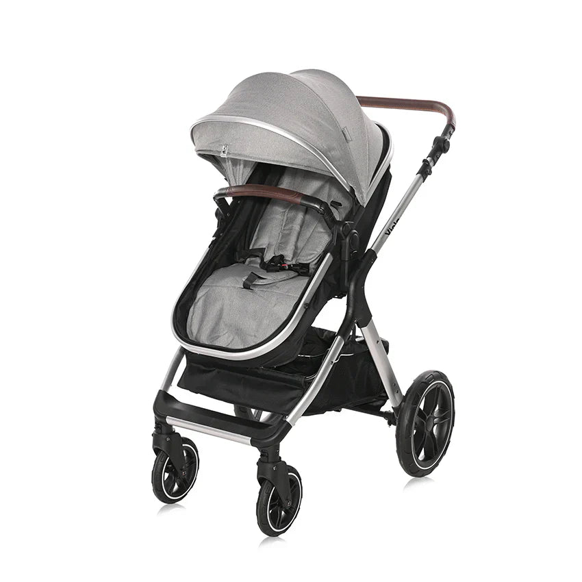 Lorelli - Baby Stroller - Viola 3in1 With Transformable Seat - Grey - Travel System