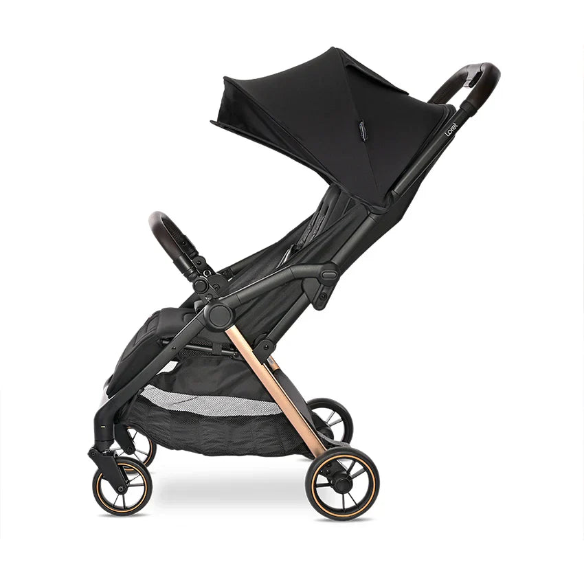 Lorelli - Auto Folding Baby Stroller - Loret Black - (Travel)