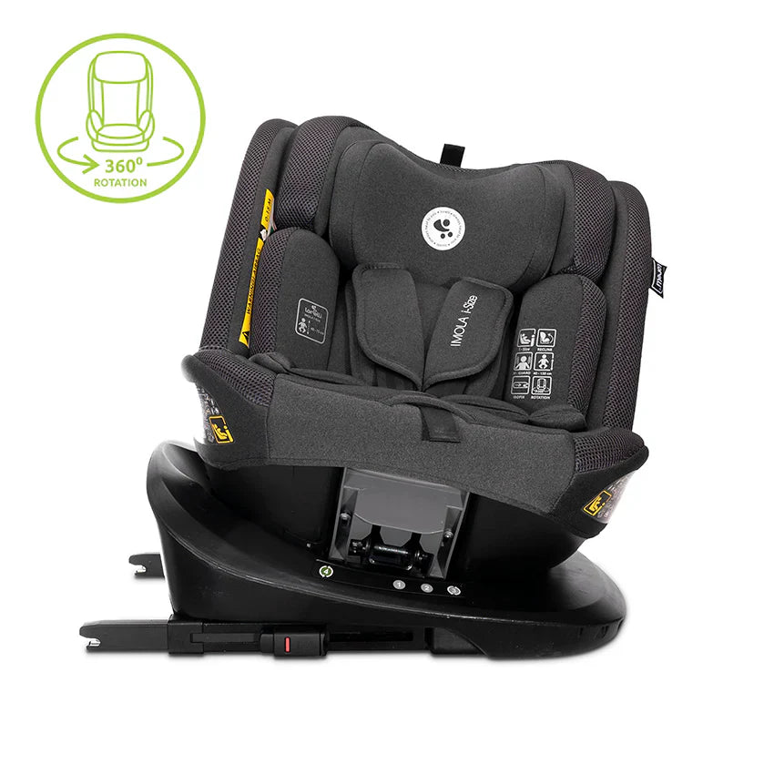 Lorelli - Imola Car Seat - 360 Rotation - 40-150cm Isofix 360 - 0-36kg - Black
