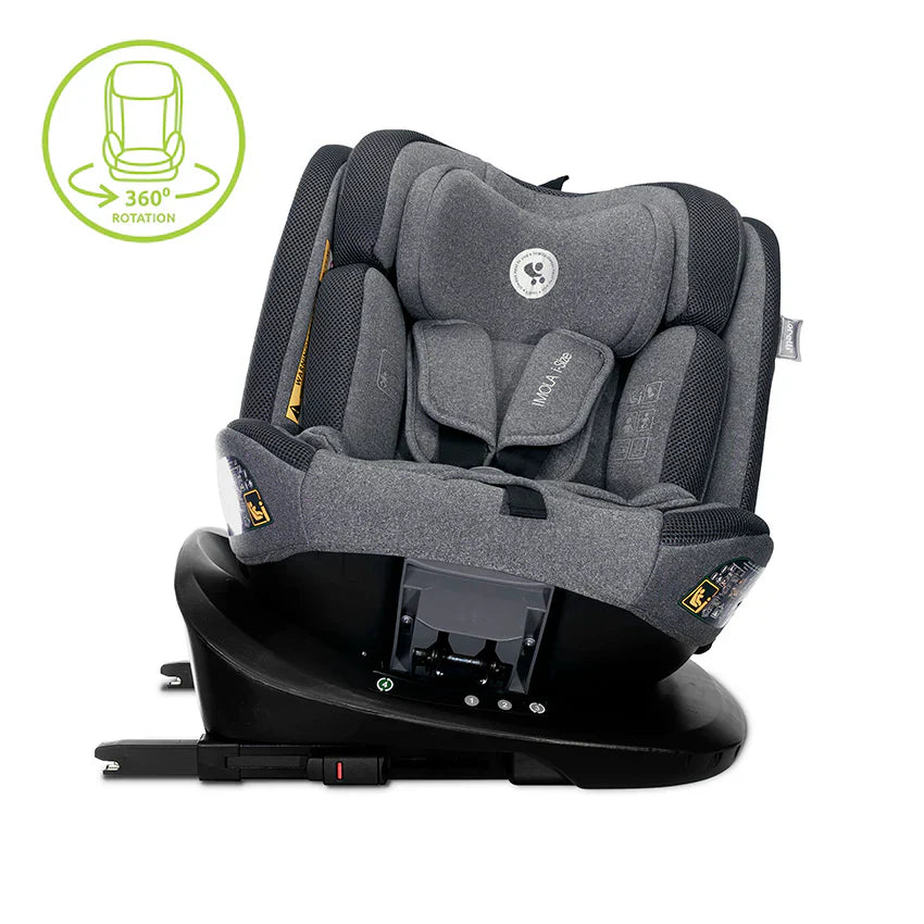 Lorelli - Imola Car Seat - 360 Rotation - 40-150cm Isofix 360 - 0-36kg - Black