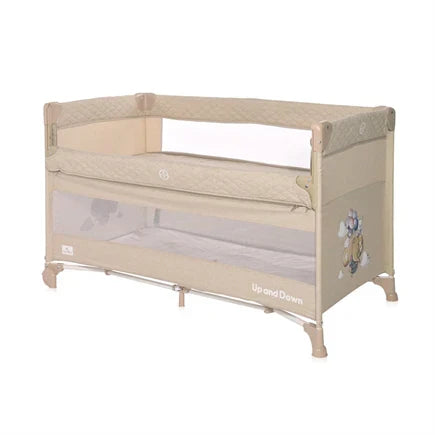 Lorelli - Baby Cot Up and Down & Next To Me - Beige
