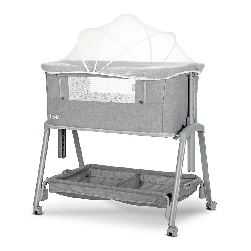 Lorelli - Layla Crib 2in1 - With Foldable - Gray