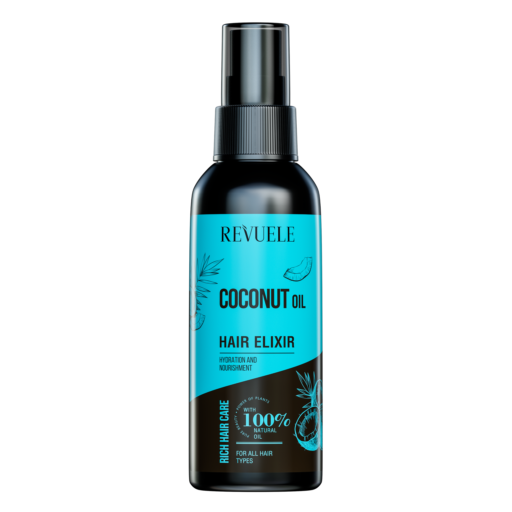REVUELE COCONUT OIL HAIR ELIXIR 120ml - Medaid International