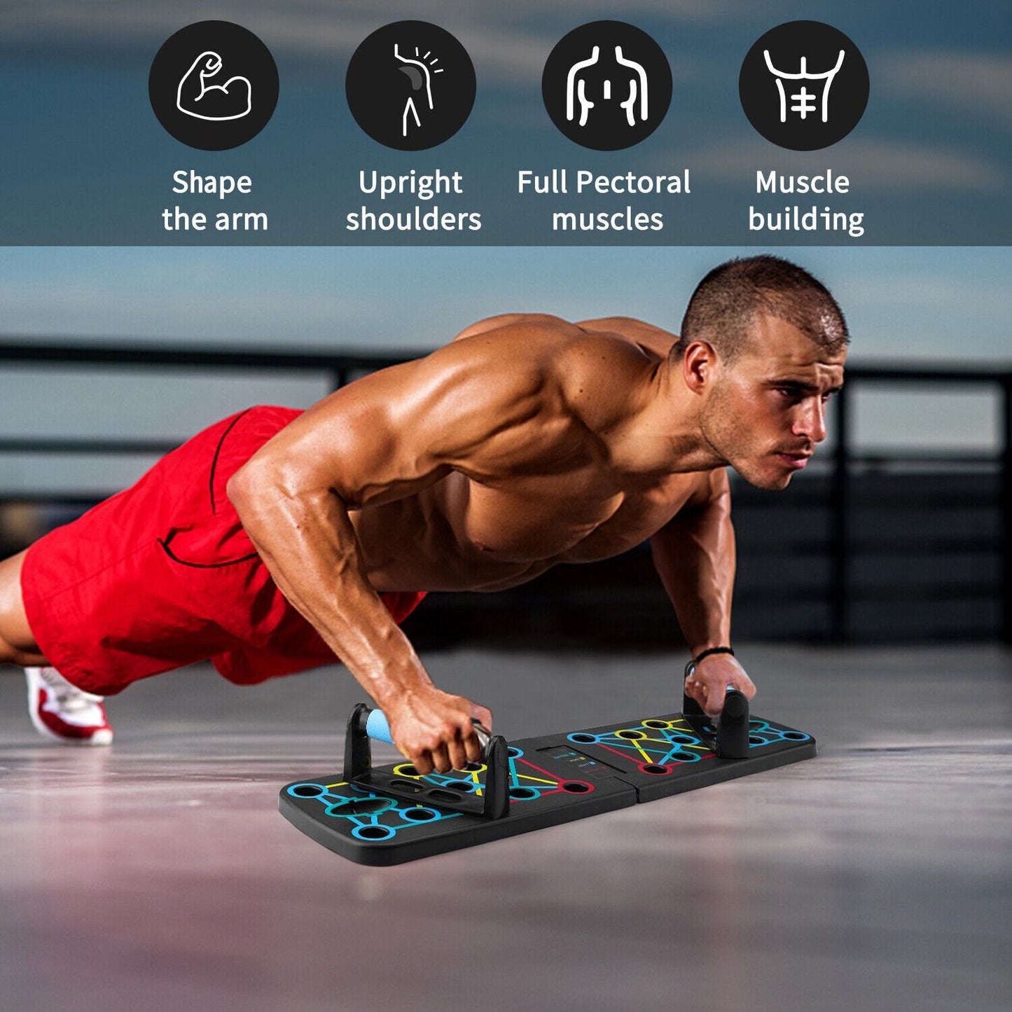 18 in 1 Foldable Push Up Board