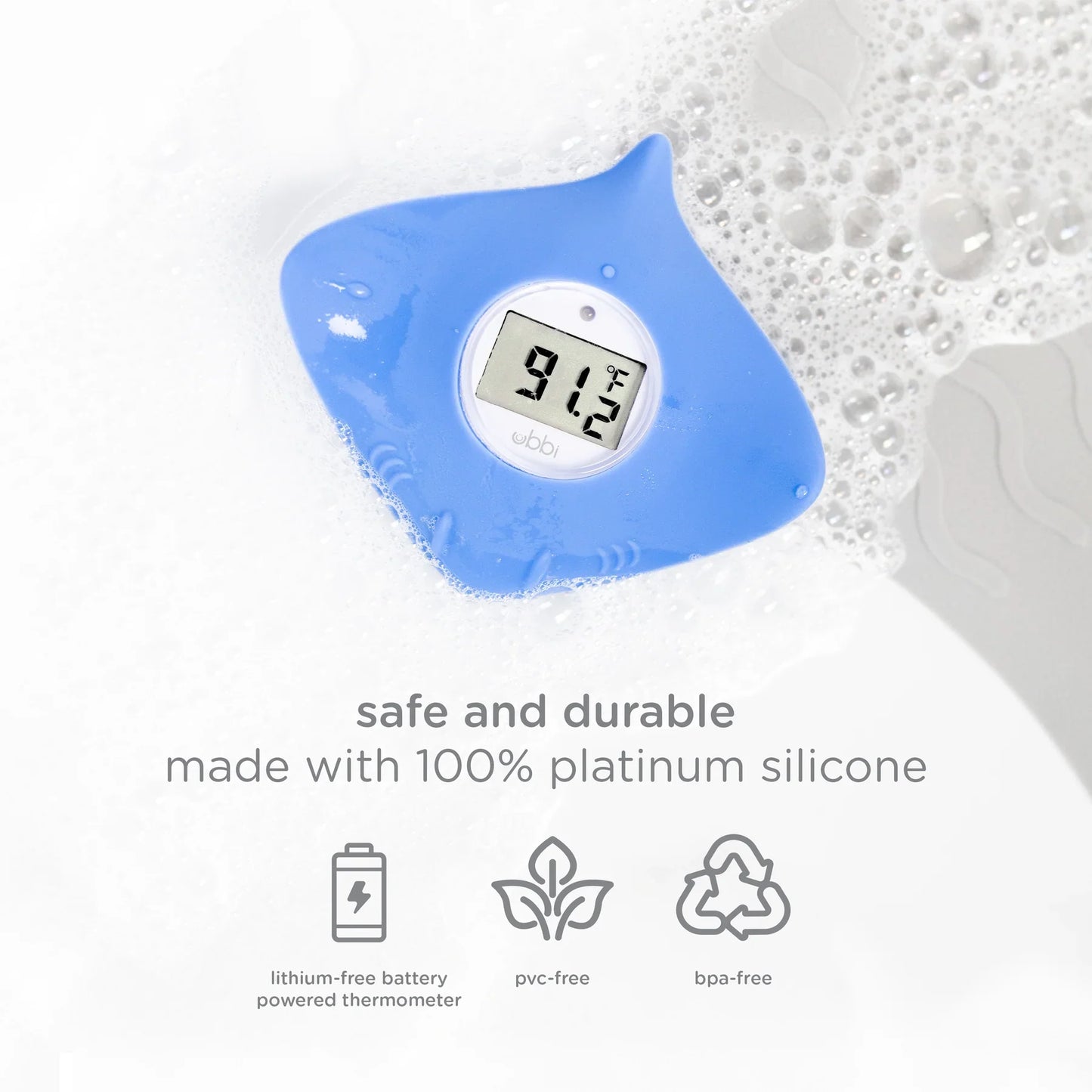 Ubbi - Stingray Bath Thermometer - Bath Time