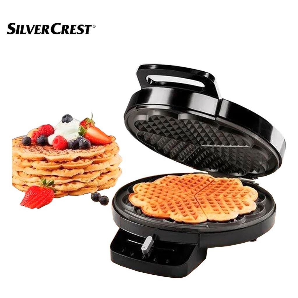 Silver Crest Waffle Maker, 1200W, Non-Stick, Temperature Control