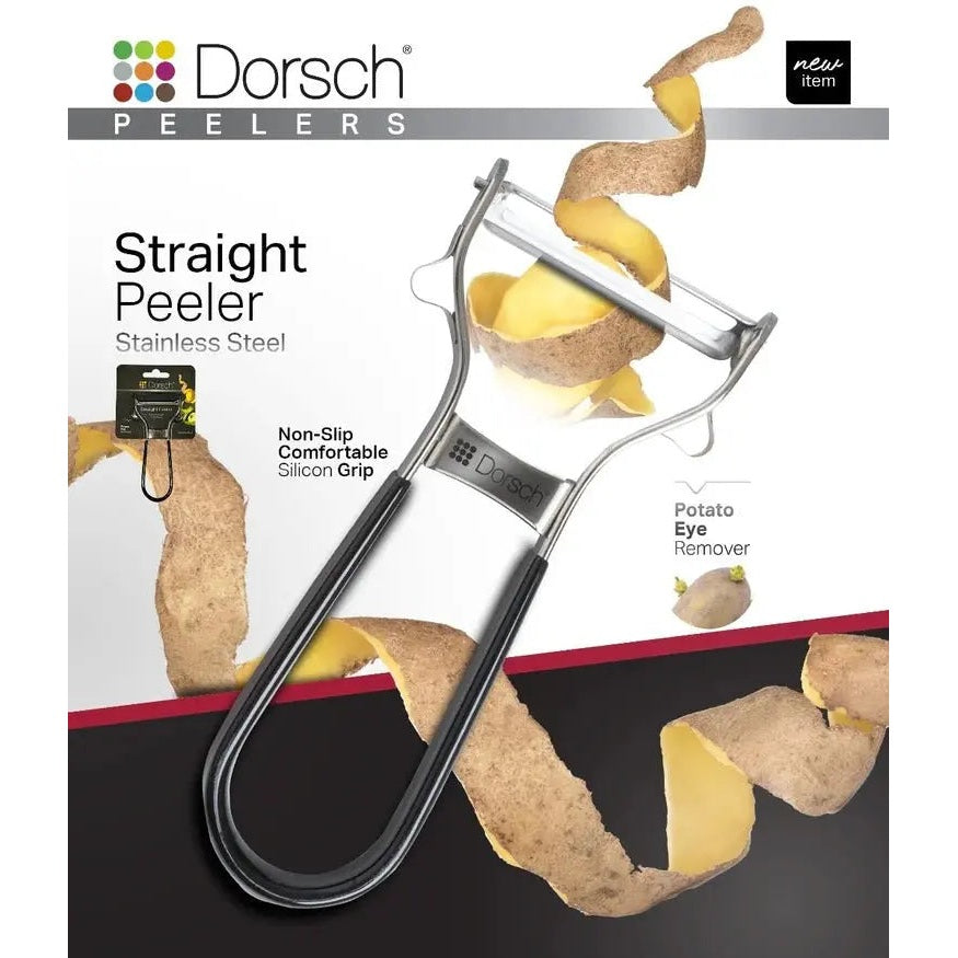 Dorsch Stainless Steel Y Peeler with Straight Blade