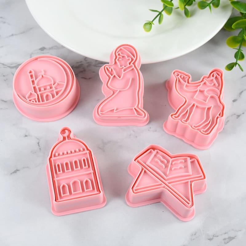 Eid Mubarak Cookie Cutters Biscuit Stencils Moulds - Islamic Masjid