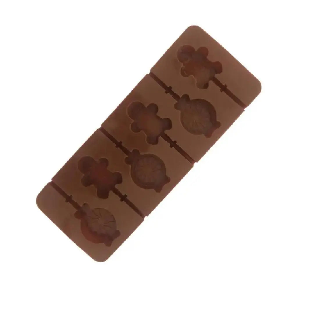 1pc 3-in-1 Rectangle & Circle Chocolate Mold,Easy To Demold