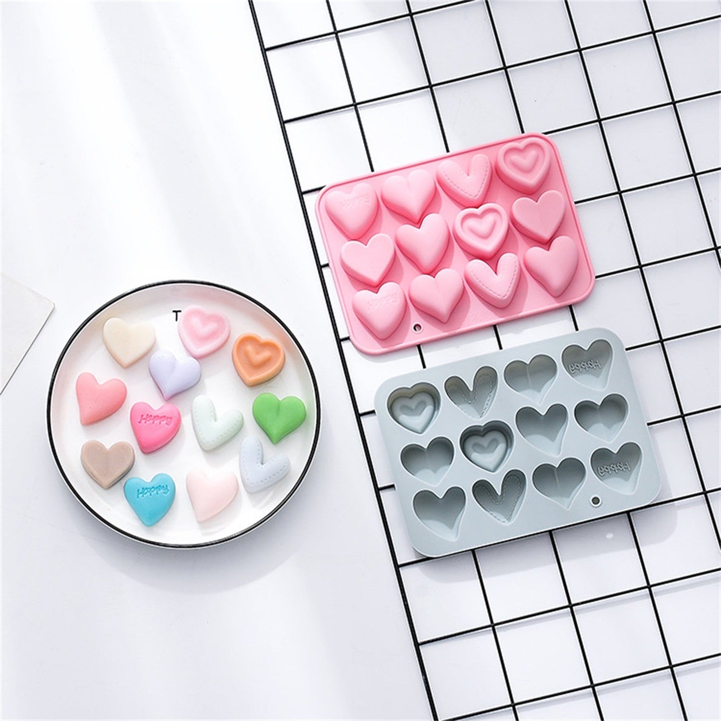 Heart Shape Love Silicone Mold, Small, Non-Stick