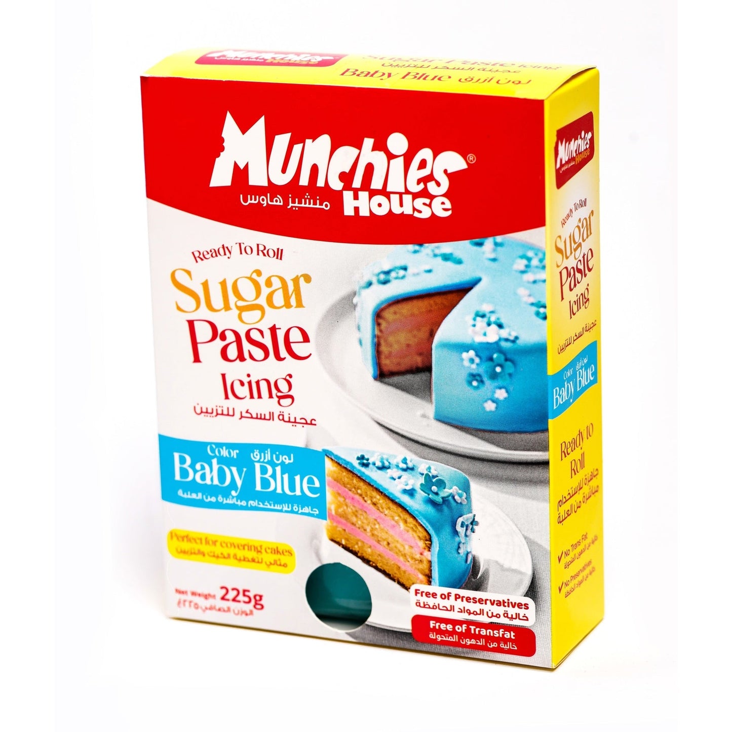 Sugar Paste Fondant Baby Blue - Perfect for Cake Decorating