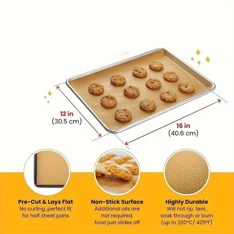 Paper Baking Sheet-Non-Stick Precut, 50pcs
