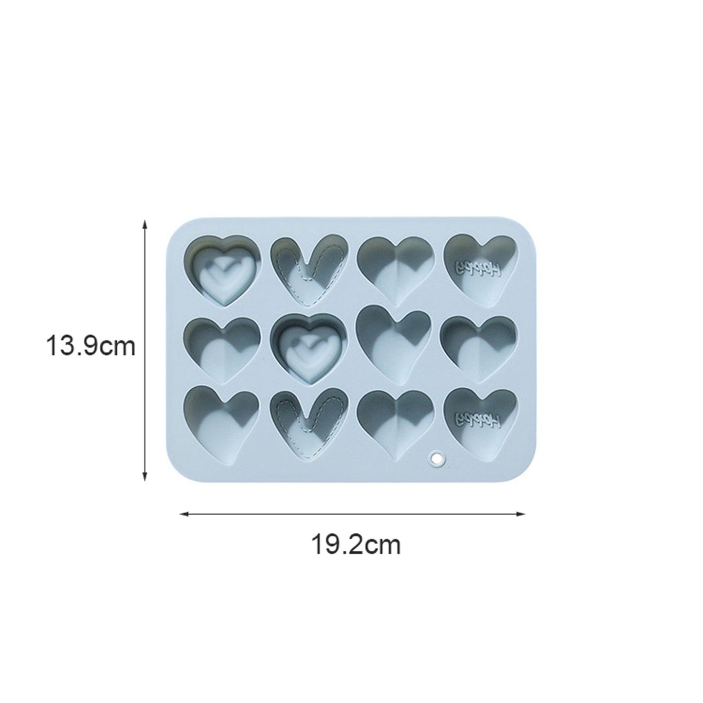 Heart Shape Love Silicone Mold, Small, Non-Stick