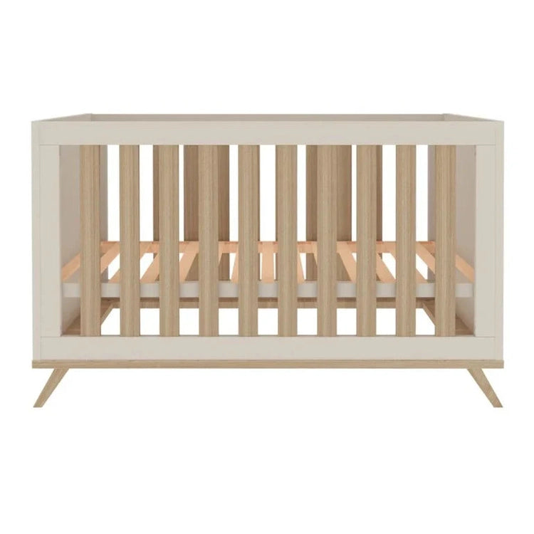 Faktum - Sienna Convertible Baby & Toddler Cot - Adjustable Mattress Base - Cashmere