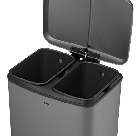 Kela Rubbish separator Davino Grey - 24 L