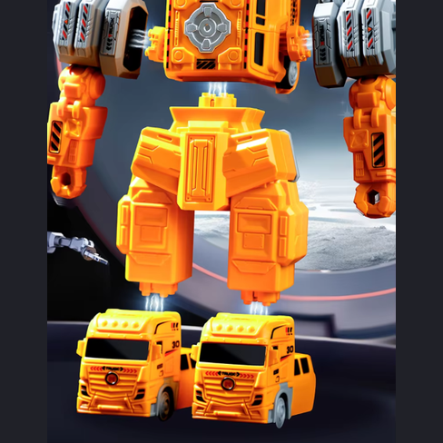 Tumama Kids - Magnetic Transform Engineering - Car Converting Robot Set