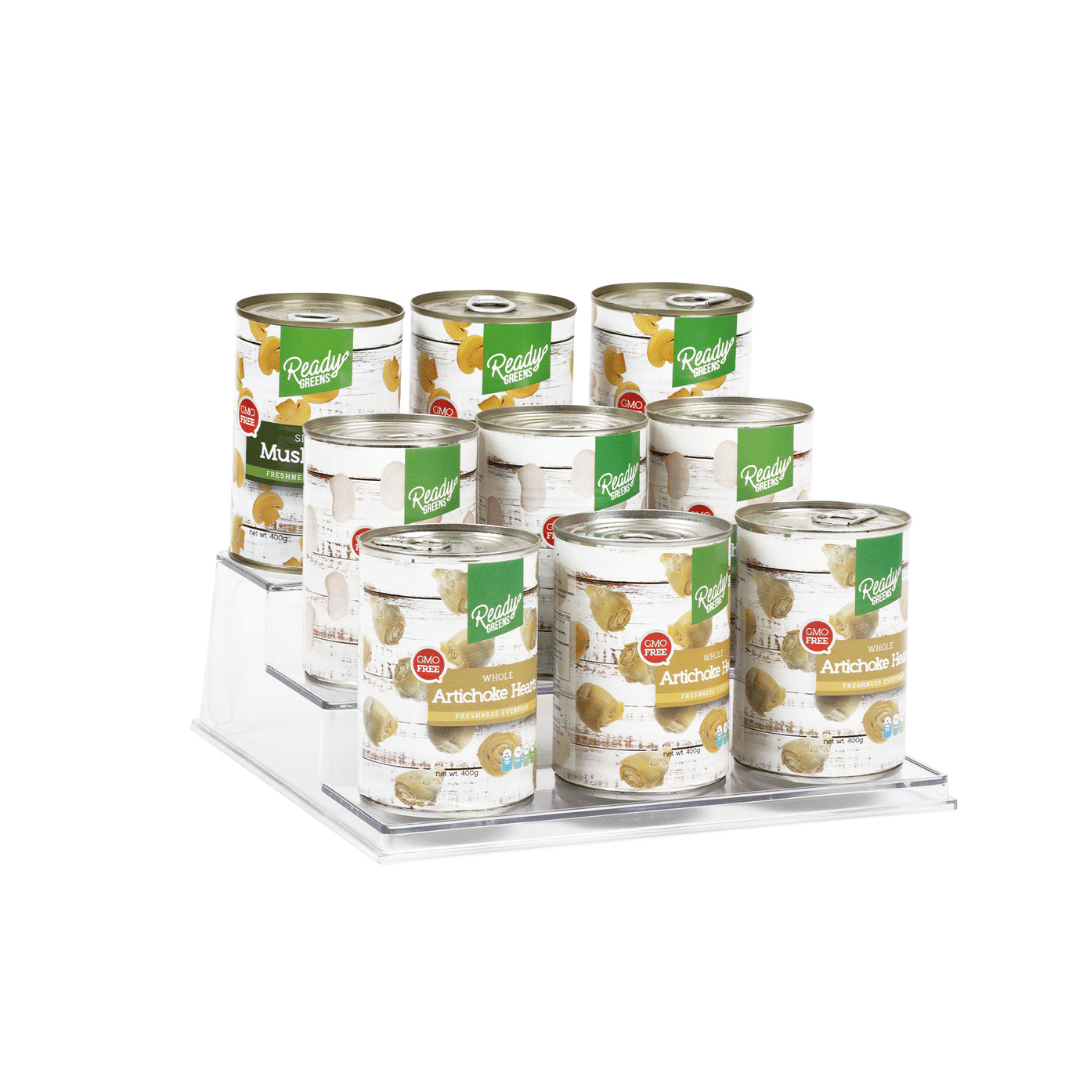 Clear 3-Tier Rack