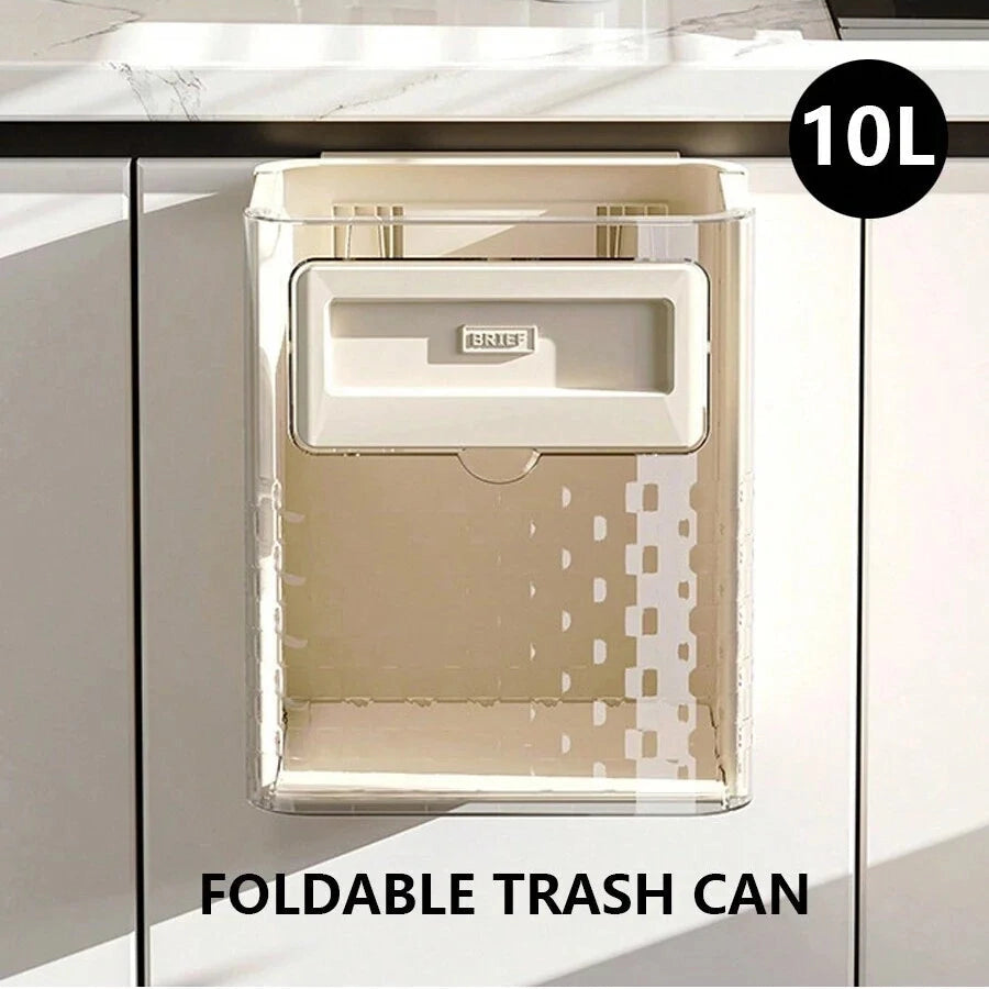 10L Capacity Wall Mounted Kitchen Trash Can