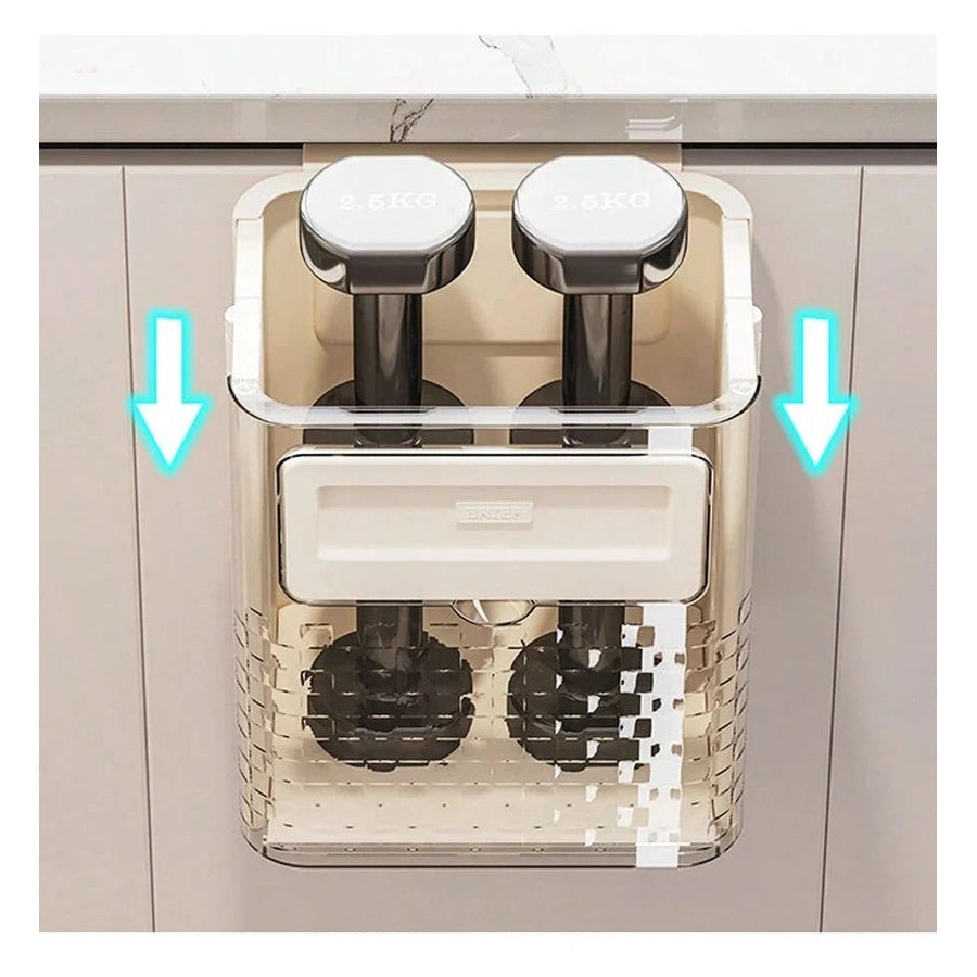 10L Capacity Wall Mounted Kitchen Trash Can