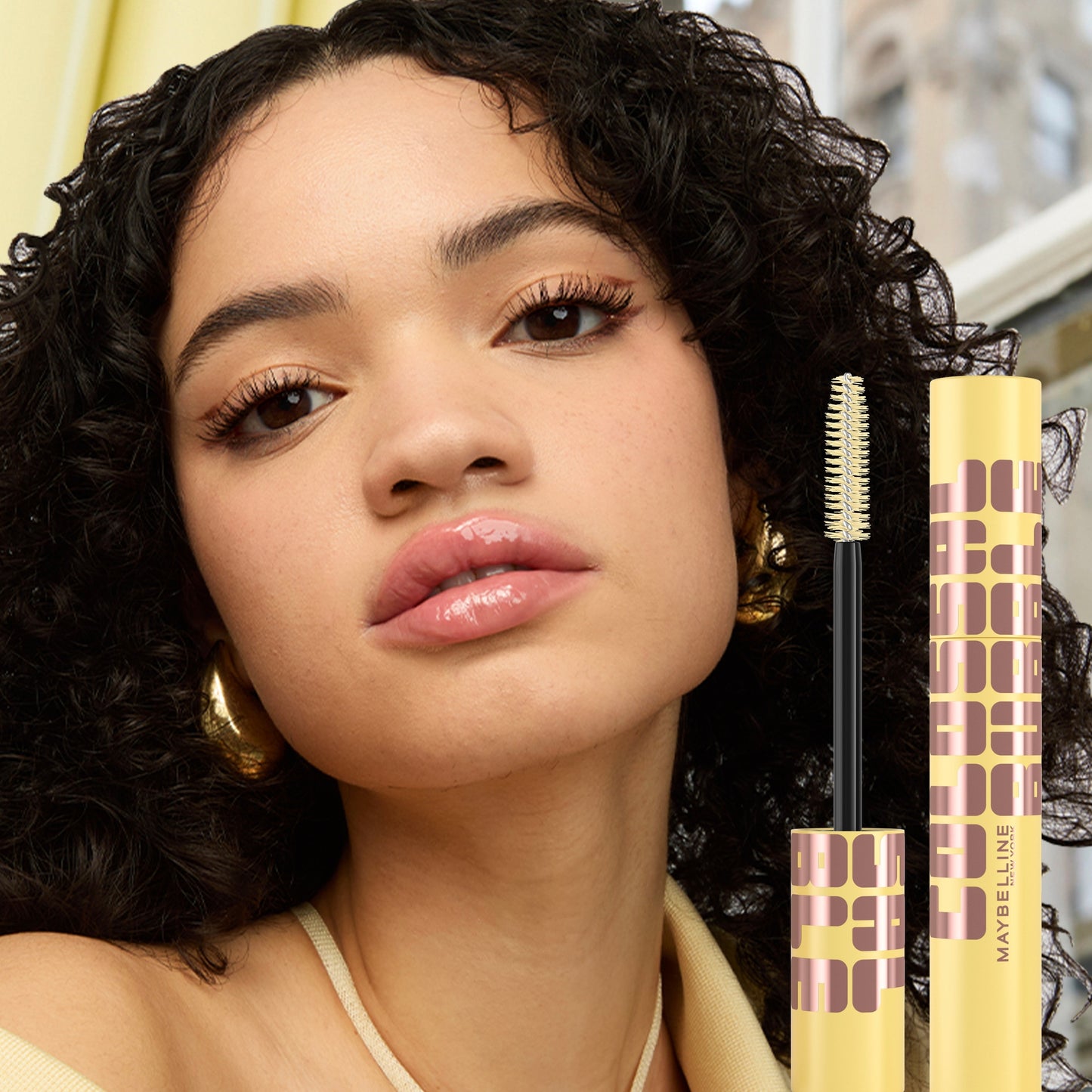 Maybelline New York Colossal Bubble Mascara Buildable Sleek Volume and Long Lasting 24HR Wear Mascara| Inflator Comb Brush to Separate Lashes